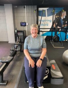 Linda Proctor during journey to fitness