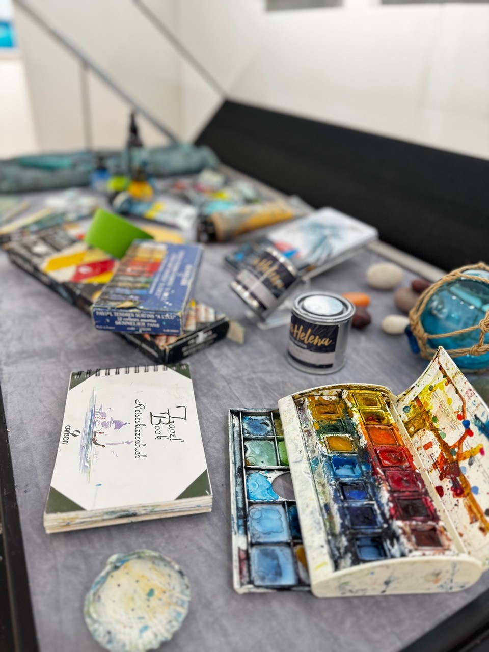 From Landscape to Canvas: Talk and Demonstration